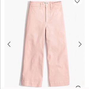 Madewell Emmett wide leg cropped pant